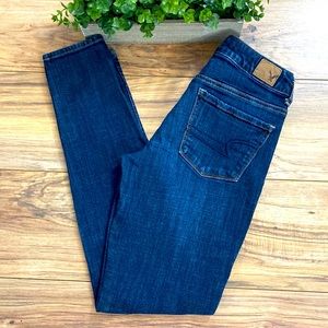 AE High-Rise Skinny Size 4